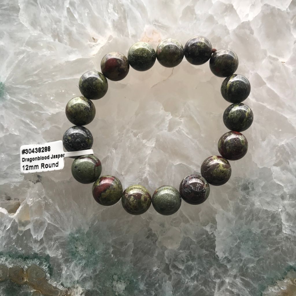 Dragons Blood Jasper Men S Energy Bead Stretch Bracelet Breathe Inspiring Gifts