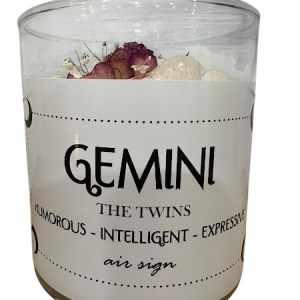 Gemini Zodiac Candle