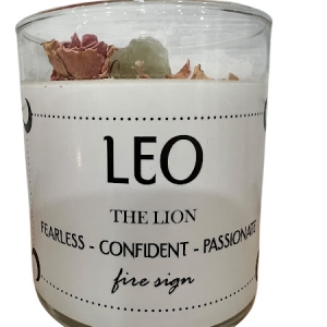 Leo Zodiac Candle