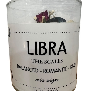 Libra Zodiac Candle