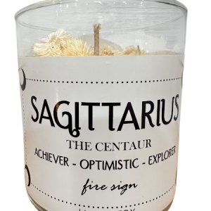 Sagittarius Zodiac Candle