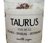 Taurus Zodiac Candle