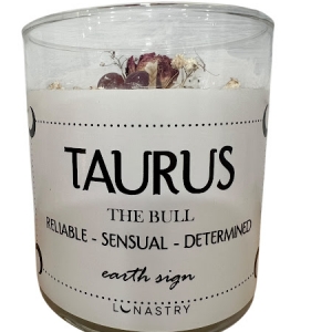 Taurus Zodiac Candle